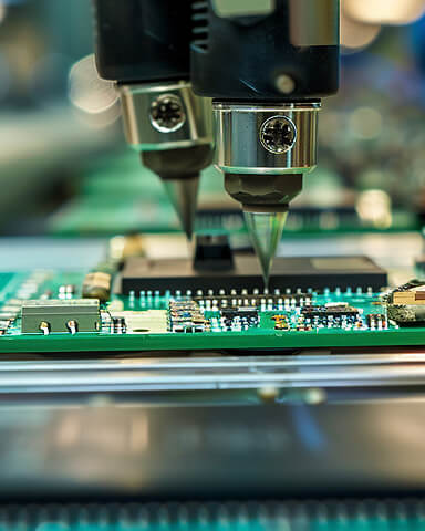 Manufacturing electronics assembly machinery